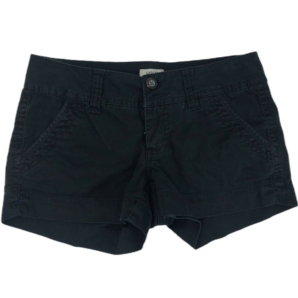 Buckle BKE Women Black Shorts 24 Cotton Solid